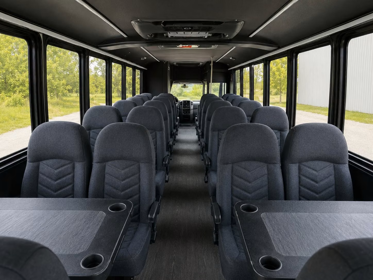18 passenger minibus inside