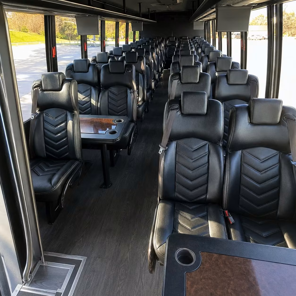 25 passenger minibus interior