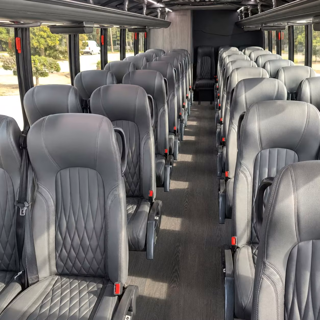 35 passenger minibus inside